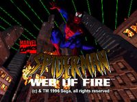 Spider-Man - Web of Fire, capture d'écran